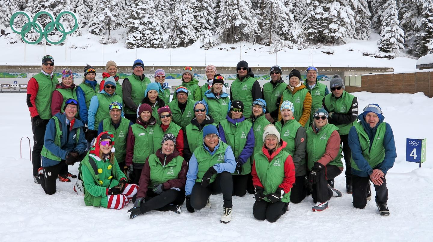 Group of volunteers for Whistler Olympic Park